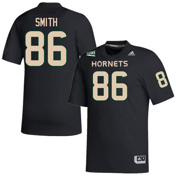 Sacramento State Hornets #86 Ty Smith College Football Jerseys Stitched Sale-Black